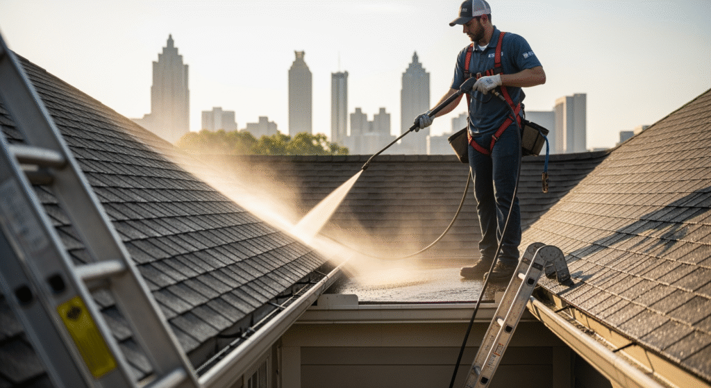 Roof Cleaning in Atlanta, Ga: A Complete Guide to Safer, Longer-Lasting Roofs